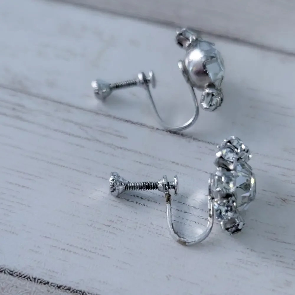 Vintage Screw Back Earrings 5/8